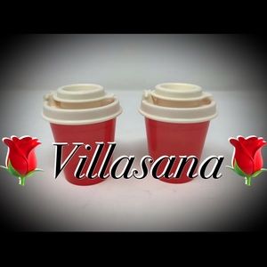 TUPPERWARE BUNDLE MIDGET 2 OZ SALT N PEPPER SHAKERS